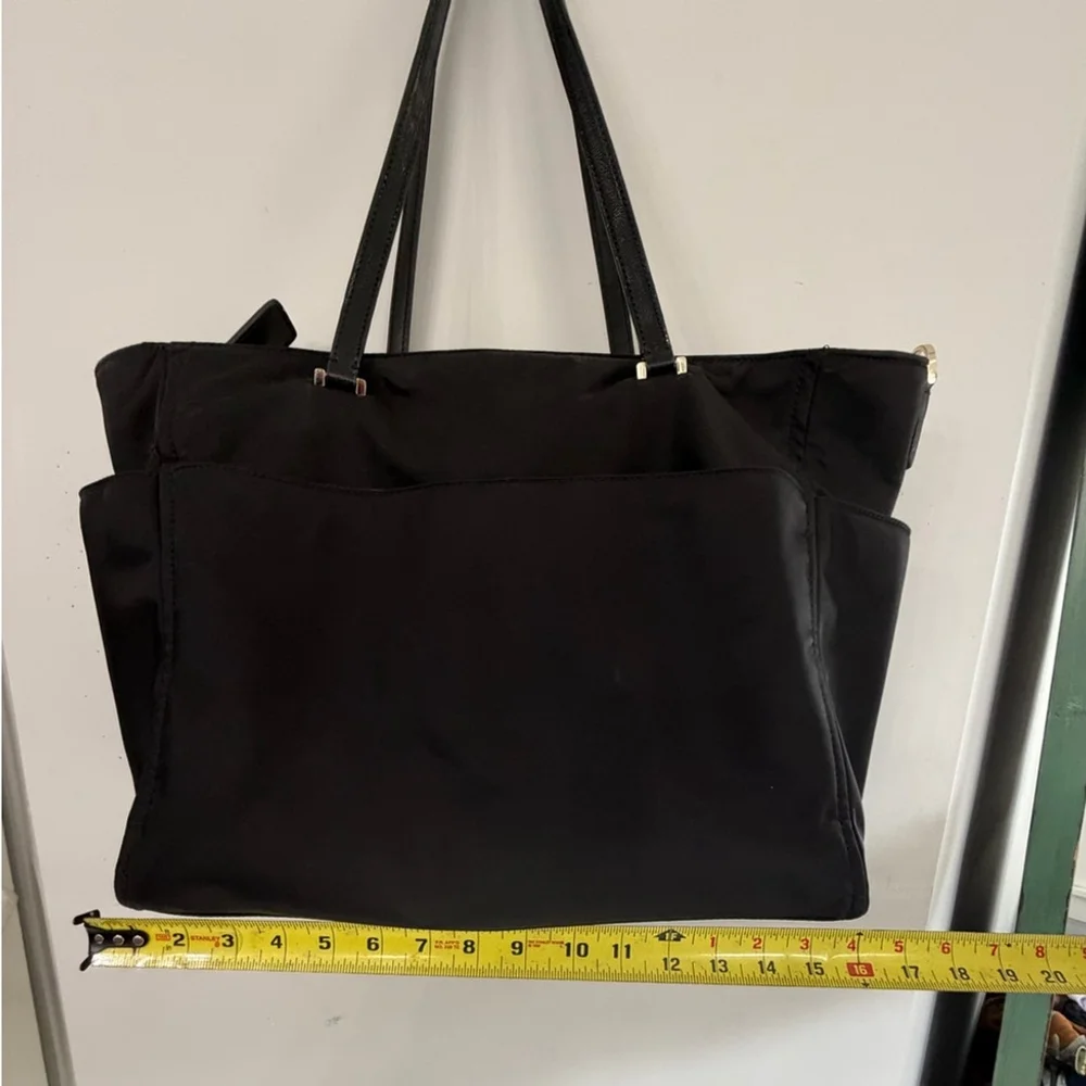 Kate Spade New York Women’s Designer Black Nylon Travel Tote Shoulder Weekender